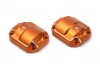 Aluminium Diff Cover (Orange/2pcs)