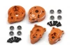 Aluminium Portal Rear Hub Set (Orange/2pcs)
