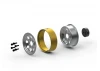 CS-8 Steel Beadlock Wheel 1.2in (Silver/4pcs)
