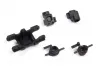Front Bulkhead & Wheel Hub Set