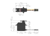 Hitec HS85Bb Mighty Micro Servo Top BB/hybrid I.C.