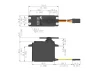 HSR1425CR Continuous Rotation Robot Servo