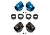 Associated B5 / B5M Factory Team Aluminium Rear Hubs - Blue