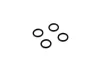 Kyosho Silicone O-Ring (P15/Black) : 4Pcs