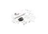 Kyosho Body Shell - Sauber Mercedes C9 Mini-Z + 2WD Rims (White Body)