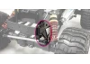 Kyosho Front Suspension Mount Mad Crusher - HD Aluminium