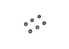 Kyosho Black Anodized Washer 3x7x2mm. (6)