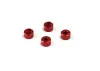 Kyosho Mini-Z MR03 Aluminium Collar for MZW418 (4) 3.0mm/Red