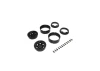 Kyosho KC10 Bead-lock 1.9 inches Spoke Black Wheels (2)