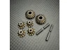 R1 Wurks - Metal Internal Differential Gears And Alloy Crosspins Set