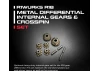 R1 Wurks - Metal Internal Differential Gears And Alloy Crosspins Set