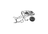 Kyosho Outlaw Rampage Pro Roll Cage Set w/Spare Tyre