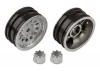 Associated Cr12 Wheel Set Satin Silver