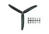 GWS Scale Prop 9X5 3-Blade Black