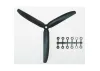 GWS Scale Prop 9X5 3-Blade Black