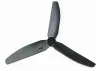 GWS Scale Prop 5X3 3-Blade Black Opp/Rotation