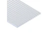 Evergreen 6x12in (15x30cm) Board & Batten Sheet .040in (1.0mm) Thick .125in Spacing (1 Sheet per pack)
