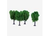 Heki 1020 3 Lichen Elm Trees 12Cm (Light Green)