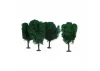 Heki 1010 3 Lichen Birch Trees 12Cm (Dark Green)