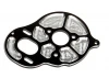 Associated Factory Team Front Motor Plate - Black (3 Gear)