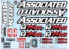 Team Associated RC10B74.2 Decal Sheet