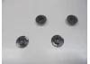 Serrated Large Diameter 1:10 Aluminium Wheel Nuts (4) Black