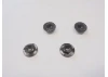 Serrated Large Diameter 1:10 Aluminium Wheel Nuts (4) Gun Metal