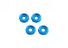 M3 Flat Head Washer (4) Light Blue