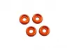 M3 Flat Head Washer (4) Orange