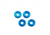 M4 Flat Head Washer (4) Light Blue