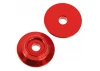 ARAC9690 Arrma CNC Aluminium Wing Buttons (Red) (2Pcs)