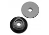 ARAC9691 Arrma CNC Aluminium Wing Buttons (Black) (2Pcs)