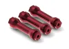 ARAC9694 Arrma CNC Aluminium Wing Posts (Red) (2Pcs)