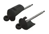 ARAC9090 Shock Shaft Eyelet/Spring Perch Set RR(2)