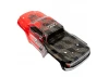 ARAC3336 Arrma Body Painted Decal Trim Red Granite 4X4 Mega