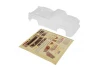 ARAC3314 Arrma Outcast 6S Clear Bodyshell + Decal Sheet