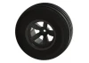 ARAC9624 Arrma Dirt Runner ST Front Tire Set - Glued on Black SC 12mm Hex Wheels (2)