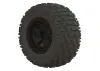 ARAC9630 Arrma DBoots Fortress SC Tyres - Pre Glued on Black 14mm Hex Wheel (2)