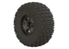 ARAC9631 Arrma DBoots Fortress SC Tyres - Pre Glued on Black Chrome 14mm Hex Wheel (2)