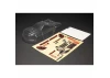 1:8 Clear Body with Decals: KRATON 6S BLX V6 Body