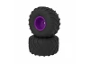 dBoots Chevron MT Tire Set - Glued - Purple