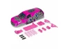 GORGON Painted Decaled Trimmed Body Set Pink/Black