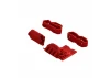 Lower Skid And Bumper Mount Set - Red