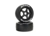 DBoots Hoons 42/100 2.9 Belted Speed Tyres on 17mm 5 Spoke Wheels (2)
