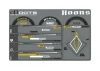 DBoots Hoons 42/100 2.9 Belted Speed Tyres on 17mm 5 Spoke Wheels (2)