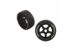 DBoots Hoons 42/100 2.9 Belted Speed Tyres on 17mm 5 Spoke Wheels (2)