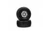dBoots Fortress Tyre Set Glued Gun Metal (Pair)