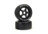 DBoots Hoons 42/100 2.9 Silver Belted Tyres on 5-Spoke 17mm Hex Wheels (2)