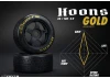 DBoots Hoons 42/100 2.9 Gold Belted Tyres on 5-Spoke 17mm Hex Wheels (2)