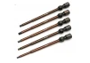 Associated Factory Team 5 Piece 1/4 Power Tool Bit Tips Set